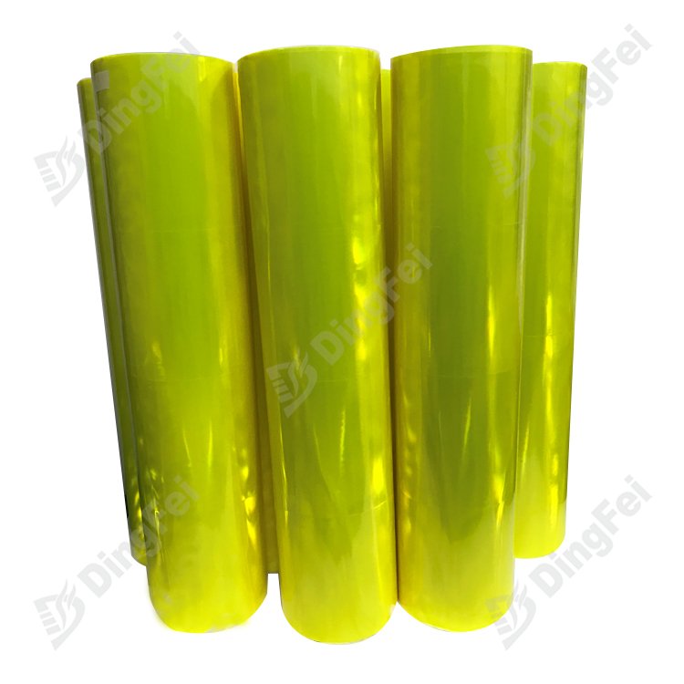 Yellow PVC Reflective Sheet - 